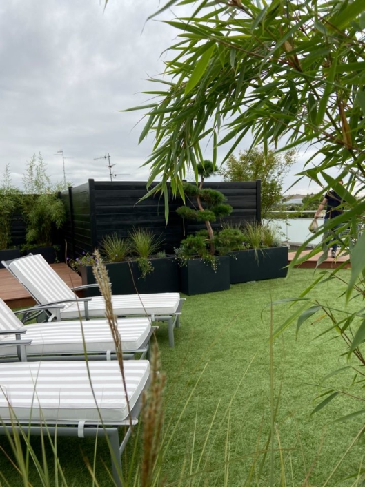 Tuin in Rijsel – 23 planbakken, snoeivormen, solitaire grassen, …